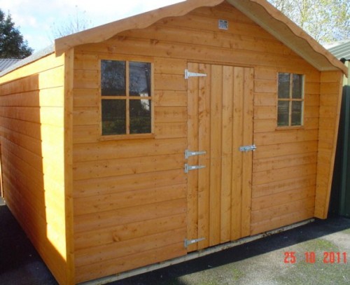 16ft x 8ft Cabin Shed